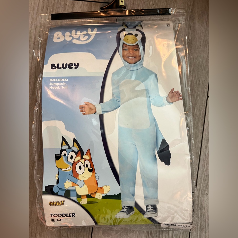 COPY - Bluey costume- toddler size 3-4